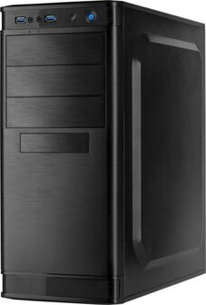 Inter-Tech IT-5905 | Midi Tower Case | Zwart