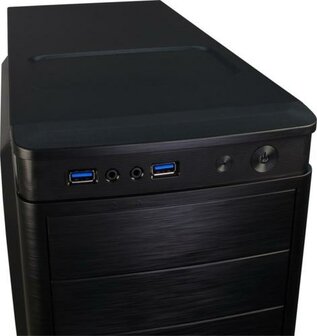 Inter-Tech IT-5905 | Midi Tower Case | Zwart