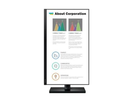 Samsung LF27T450FZU 27&quot; | 1920x1080 Full HD IPS | 75Hz | USB-Hub | Ergonomische Monitor