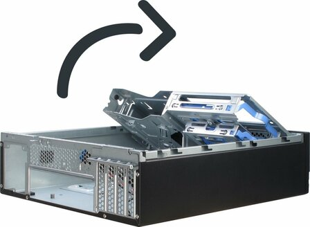 Inter-Tech IT-502 | Mini Tower Case | Zwart