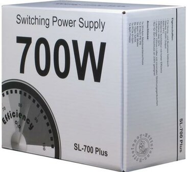 Inter-Tech SL-700 | 700 Watt ATX PSU | Power Supply | Voeding