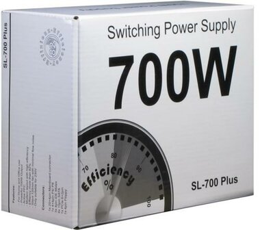 Inter-Tech SL-700 | 700 Watt ATX PSU | Power Supply | Voeding