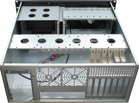Inter-Tech IPC 4U-4088-S | Server Rack Case | Zwart