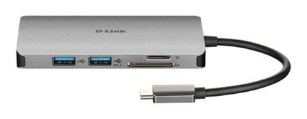 D-Link DUB-M610 | Docking Station &amp; Poortreplicator | USB-C 3.2 Gen 1 | Aluminium/Zwart