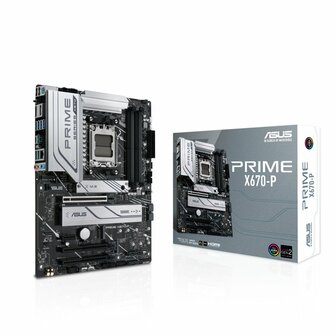 ASUS PRIME X670-P | Socket AM5 | AMD X670 | 4xDDR5 | Micro-ATX | Moederbord
