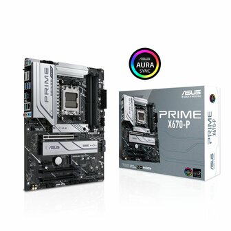 ASUS PRIME X670-P | Socket AM5 | AMD X670 | 4xDDR5 | Micro-ATX | Moederbord