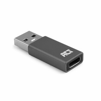 ACT kabel-tussenstuk | USB-C naar USB-A | Grijs | AC7375