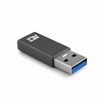 ACT kabel-tussenstuk | USB-C naar USB-A | Grijs | AC7375
