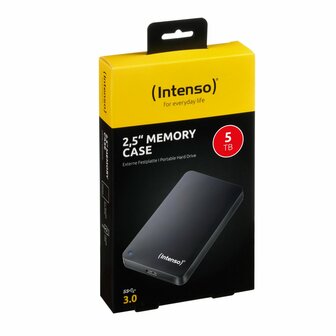 Intenso 2,5&quot; Memory Case externe harde schijf 5000 GB Zwart