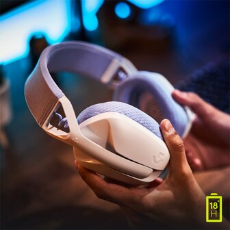 Logitech G G435 | Draadlooze Over-ear Gaming Headset | Bluetooth &amp; USB-A Receiver | Wit/Lilac