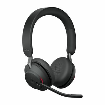 Jabra Evolve 65 | Draadloze Bluetooth On-ear Headset met Oplaadstation | Zwart