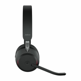 Jabra Evolve 65 | Draadloze Bluetooth On-ear Headset met Oplaadstation | Zwart