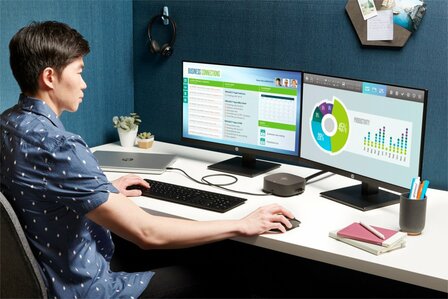 HP G5 Essential Dock | Docking Station | USB-C | Zwart