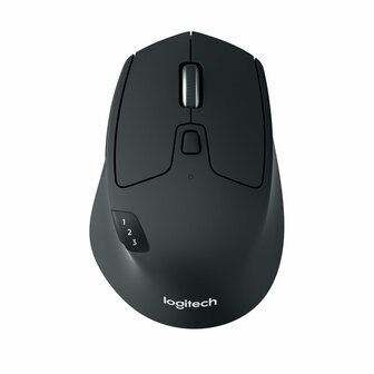 Logitech M720 Triathlon | Draadloze Muis | RF-Draadloos + Bluetooth | 1000 DPI | Zwart