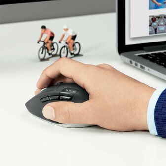 Logitech M720 Triathlon | Draadloze Muis | RF-Draadloos + Bluetooth | 1000 DPI | Zwart