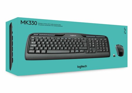 Logitech MK330 | Draadloze Muis en Toetsenbordcombo | QWERTY