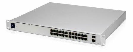 Ubiquiti Networks UniFi Pro | 24-Port PoE Gigabit Ethernet Switch | Managed L2/L3 | 1U | Zilver