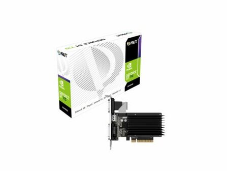 Palit GeForce GT710 | 2 GB GDDR3 VRAM | Low Profile | Videokaart | GPU | Nvidia