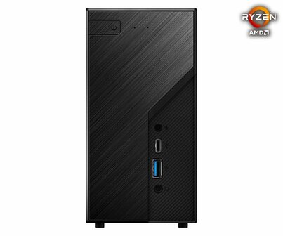 Asrock DeskMini X300 Barebone | Zonder AM4 Processor, DDR4 Geheugen, Opslag en Besturingssysteem