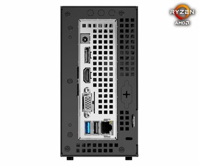 Asrock DeskMini X300 Barebone | Zonder AM4 Processor, DDR4 Geheugen, Opslag en Besturingssysteem