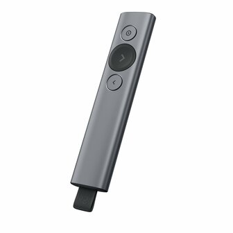 Logitech Spotlight Draadloze presenter Bluetooth/RF Grijs