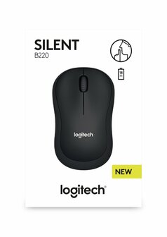 Logitech B220 Silent muis Ambidextrous RF Draadloos Optisch 1000 DPI