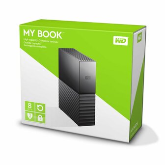 Western Digital My Book 3.5 Inch externe HDD 8TB