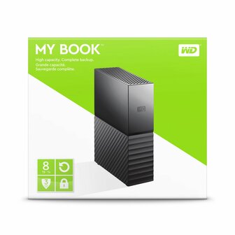 Western Digital My Book 3.5 Inch externe HDD 8TB