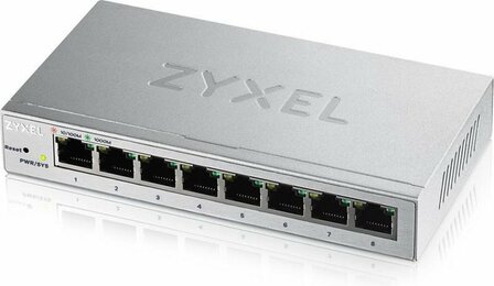 Zyxel GS1200-8 Managed Gigabit Ethernet (10/100/1000) Zilver