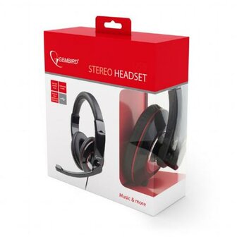 Gembird MHS-001 | Bedraade On-Ear Headset USB-A | Zwart