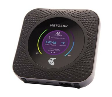 NETGEAR AirCard M1 MR1100-100EUS | Mobiele WiFi (4G LTE) Router | Tot 1 Gbps | Zwart