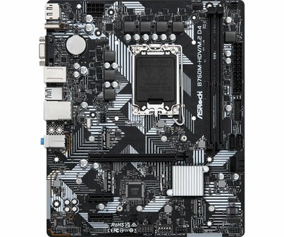 Asrock B760M-HDV/M.2 D4 | Socket LGA 1700 | Intel B760 | 2xDDR4 | Micro-ATX | Moederbord