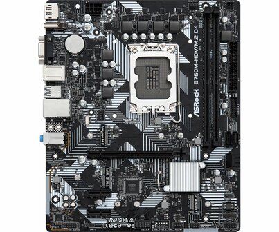 Asrock B760M-HDV/M.2 D4 | Socket LGA 1700 | Intel B760 | 2xDDR4 | Micro-ATX | Moederbord