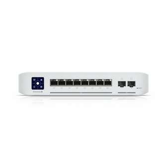 Ubiquiti Networks UniFi Enterprise 8 PoE Managed L3 2.5G Ethernet (100/1000/2500) Power over Ethernet (PoE) Roestvrijstaal