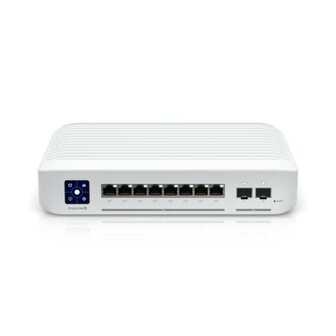 Ubiquiti Networks UniFi Enterprise 8 PoE Managed L3 2.5G Ethernet (100/1000/2500) Power over Ethernet (PoE) Roestvrijstaal