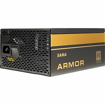 Inter-Tech SAMA FTX-850-B ARMOR | 850 Watt Gold ATX PSU | Modulair | Power Supply | Voeding