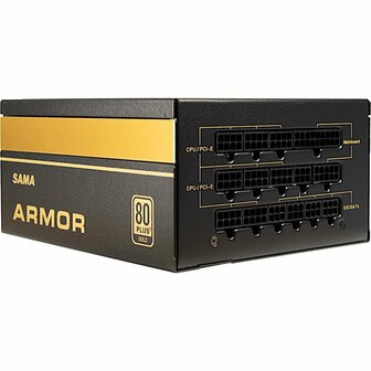 Inter-Tech SAMA FTX-850-B ARMOR | 850 Watt Gold ATX PSU | Modulair | Power Supply | Voeding