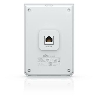 Ubiquiti Unifi 6 In-Wall | Wifi 6 | Power over Ethernet (PoE) | 573 Mbit/s | Inclusief Muurmontagebeugel