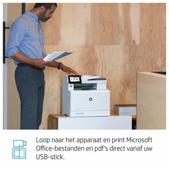 HP Color LaserJet Pro MFP M479fdw, Printen, kopi&euml;ren, scannen, fax, e-mail, Scannen naar e-mail/pdf; Dubbelzijdig printen; ADF voor 50 vel ongekruld