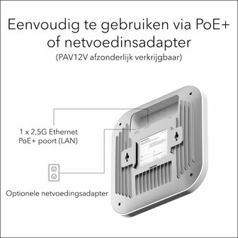 NETGEAR Insight Cloud Managed WiFi 6 AX3600 Dual Band Access Point (WAX620)