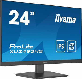 iiyama XU2493HS-B5 computer monitor 61 cm (24&quot;) 1920 x 1080 Pixels Full HD LED Zwart