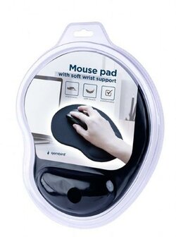 Gembird MP-ERGO-01 | Ergonomische Muismat | Zwart