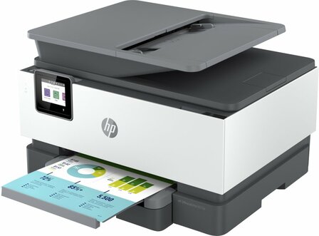 HP OfficeJet Pro HP 9010e All-in-One-printer, Kleur, Printer voor Kleine kantoren, Printen, kopi&euml;ren, scannen, faxen, HP+; Geschikt voor HP Instant Ink; Automatische documentinvoer; Dubbelzijdig printen