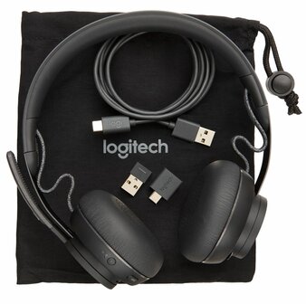 Logitech Zone | Draadloze On-ear Headset | Bluetooth | Grafiet
