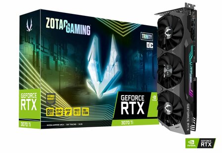 Zotac Gaming GeForce RTX 3070 Ti Trinity OC | 8GB GDDR6X VRAM | Videokaart | GPU | Nvidia