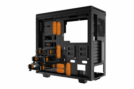 be quiet! Pure Base 600 Window Midi Tower Zwart, Oranje