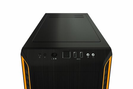 be quiet! Pure Base 600 Window | Midi Tower Case | Zwart/Oranje