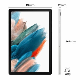 Samsung Galaxy Tab A8 SM-X200 64 GB 26,7 cm (10.5&quot;) Tijger 4 GB Wi-Fi 5 (802.11ac) Android 11 Zilver