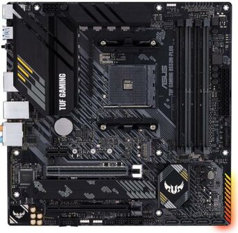 ASUS TUF GAMING B550M PLUS | Socket AM4 | AMD B550 | 4xDDR5 | Micro-ATX | Moederbord