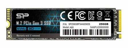 Silicon Power P34A60 M.2 256 GB PCI Express SLC NVMe